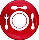 Dinner menu download icon
